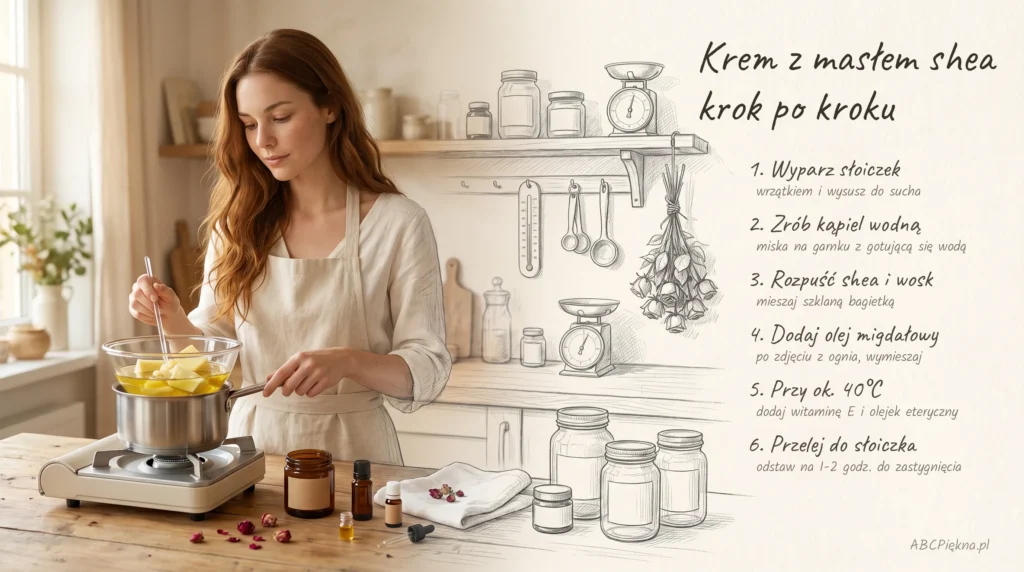 krem z masłem shea przepis