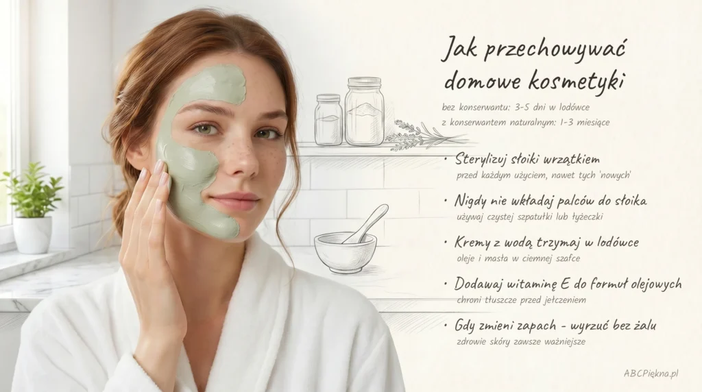 jak przechowywać domowe kosmetyki