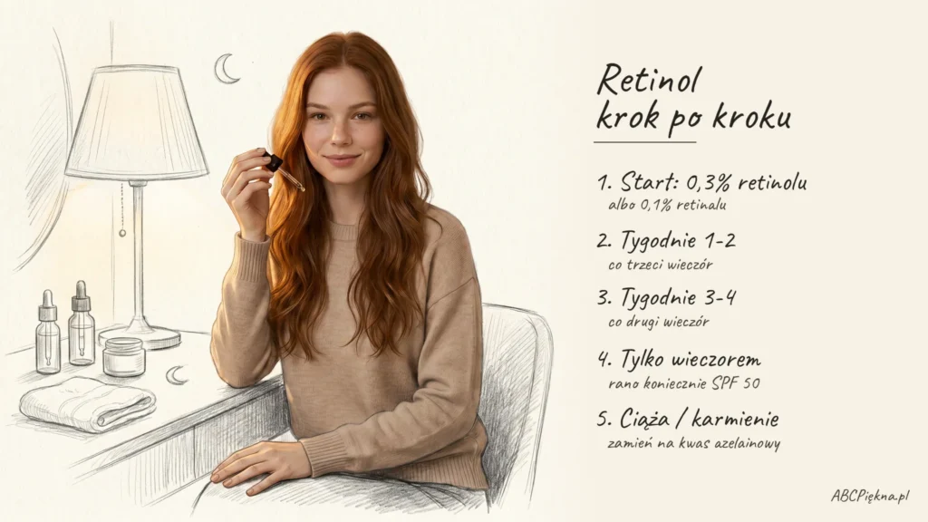 retinol na przebarwienia