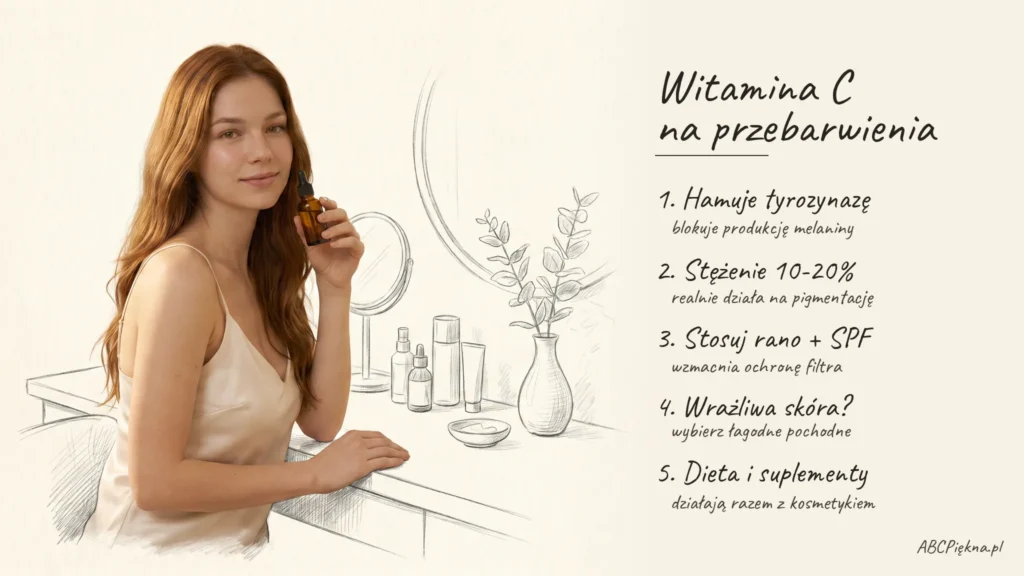 witamina c na przebarwienia