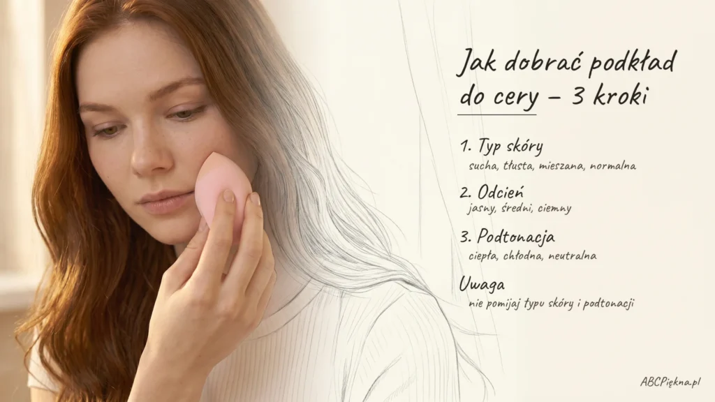 jak dobrać podkład do cery
