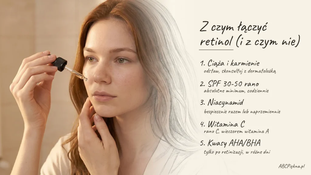 retinol łączenie z innymi składnikami