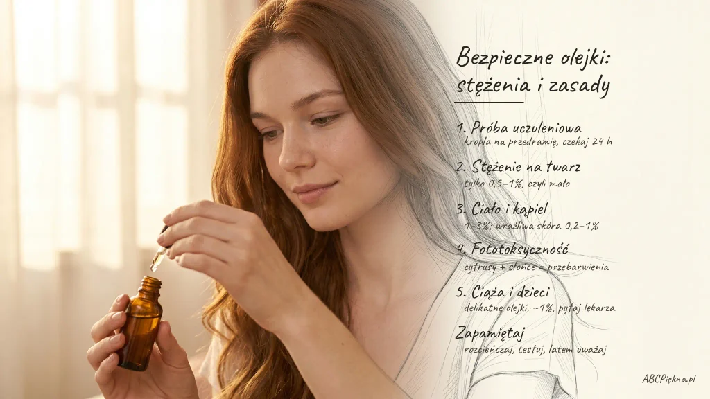 Bezpieczne olejki stężenia i zasady